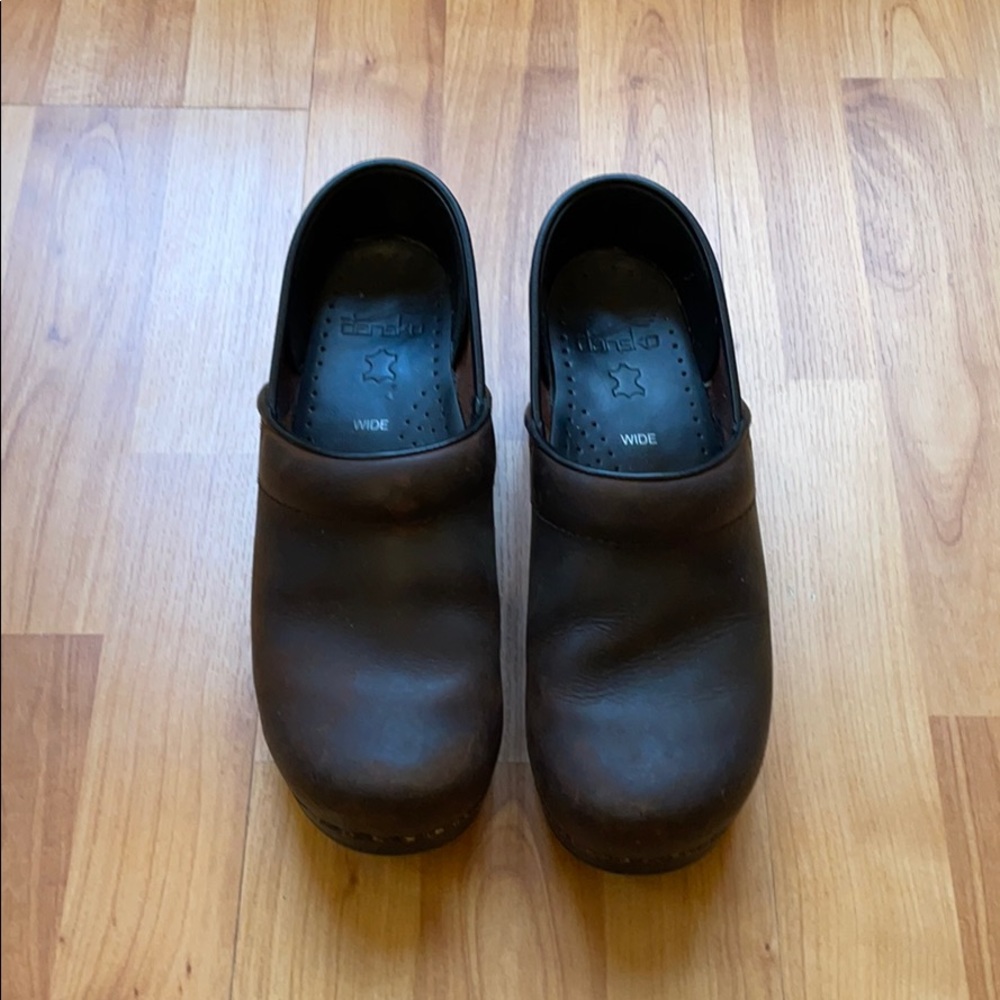 Dansko Clog Wide 38 brown